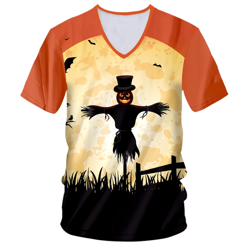 T-Shirts Sizes S-5XL New Mens Batman A Bat Among Pumpkins T-Shirt Halloween