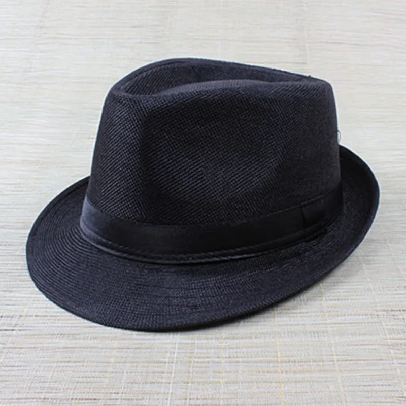 Горячая Кепка унисекс женская шляпа мужская Гангстер летняя пляжная шляпа - Цвет: B