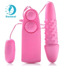 Erotic Toys For Women Double Jump Egg Remote Control Vibrating Lesbian Sex Toys Bullet Dildo Vibrator G-spot Stimulator Stroker