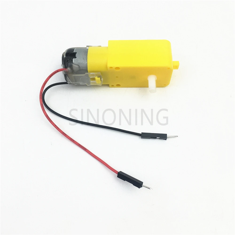 

Intelligent Car Gear DC Motor Robot Gear Motor TT with Dupont Male Female Plug for Arduino Robotics