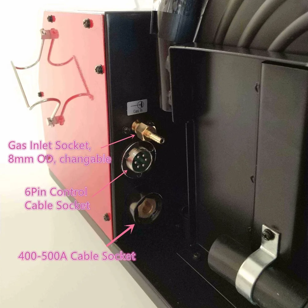 Professional 350A Wire Feeder DC24v 4 Rolls 0.8-1.6mm Feed Rolls 300mm Spool MIG Welding Machine Remote Control Wire Feeder 6