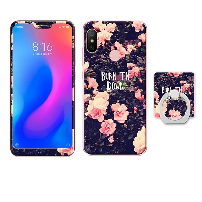 Xiaomi redmi 6 pro redmi 6 redmi 6a mi A2 lite glass case cover  (6)