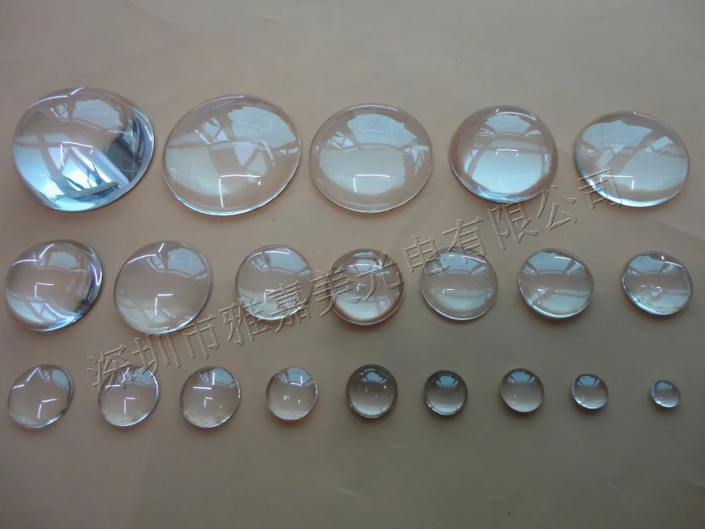 Mini Optical Glass Focal Length LED Optics Plano Convex Condenser Lens 2PCS | Инструменты