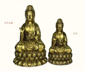 

Wholesale--TOP collection Home Decor Religious the Goddess of Mercy Avalokitesvara Buddhism Brass Image Decoration