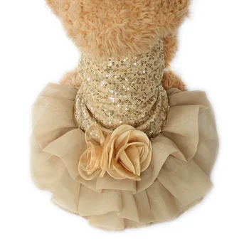 

Armi store Big Flower Design Dog Dresses Dogs Princess Wedding Dress 6073019 Pet Products Clothing XS S M L XL