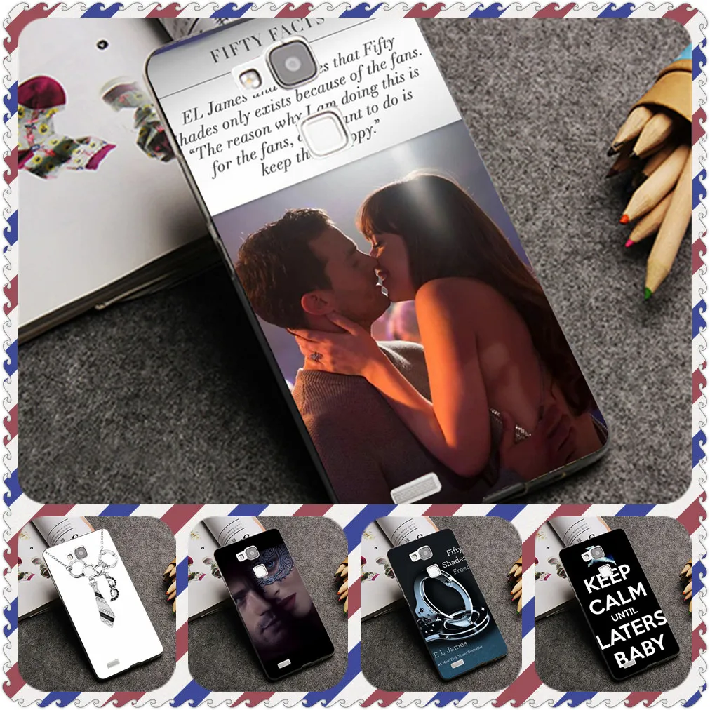 

Laters Baby - Fifty Shades of Grey TPU Patterned Case For Huawei P20 Mate 10 P10 Lite P20 Pro P8 P9 Lite 2017 Cover