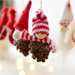 2 шт./пакет Рождественская елка висит кулон куклы ремесла Xmas элемент творческий DIY Home Decor подарки Дисплей