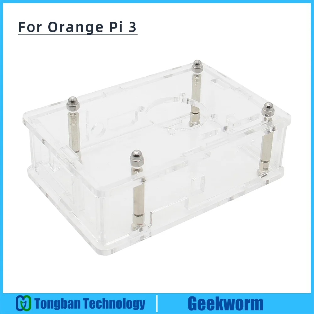 

Orange Pi 3 Acrylic Case, Transparent Protective Enclosure / Shell / Box For Orange Pi 3
