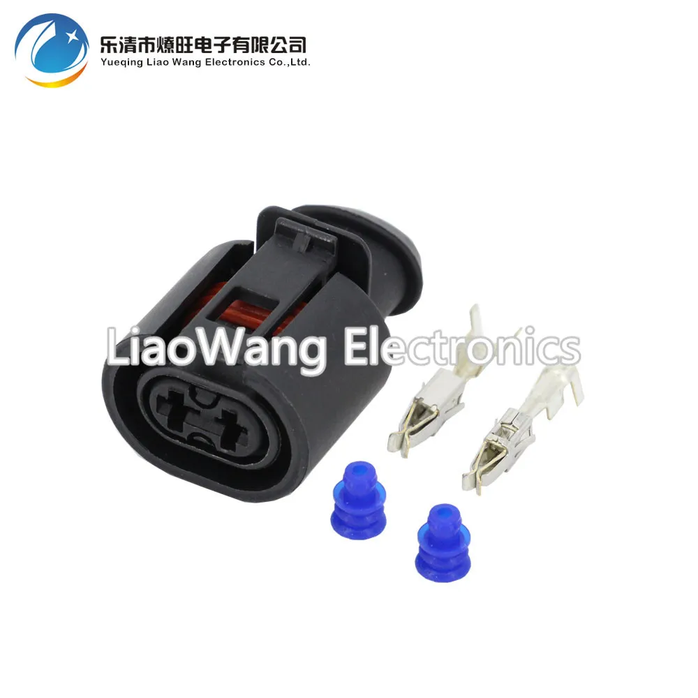 

5pcs 2 Pin Auto Sealed Connector Waterproof Female With Terminal For VW Audi 6N0 927 997 DJ70250-3.5-21 2P