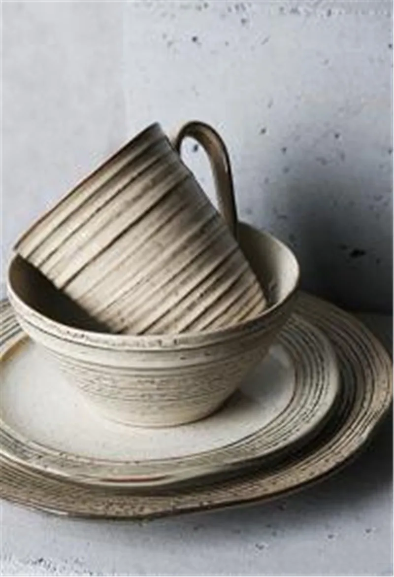 NIMITIME в японском стиле керамическая большая чашка, керамическая кружка с нитью, чашка для кофе, молока, большая емкость, чашка для завтрака