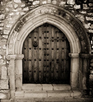 

HUAYI 8x8ft Old Stone Door Art fabric Printed Backdrop Photography For Newborn Drop Background XT-5577