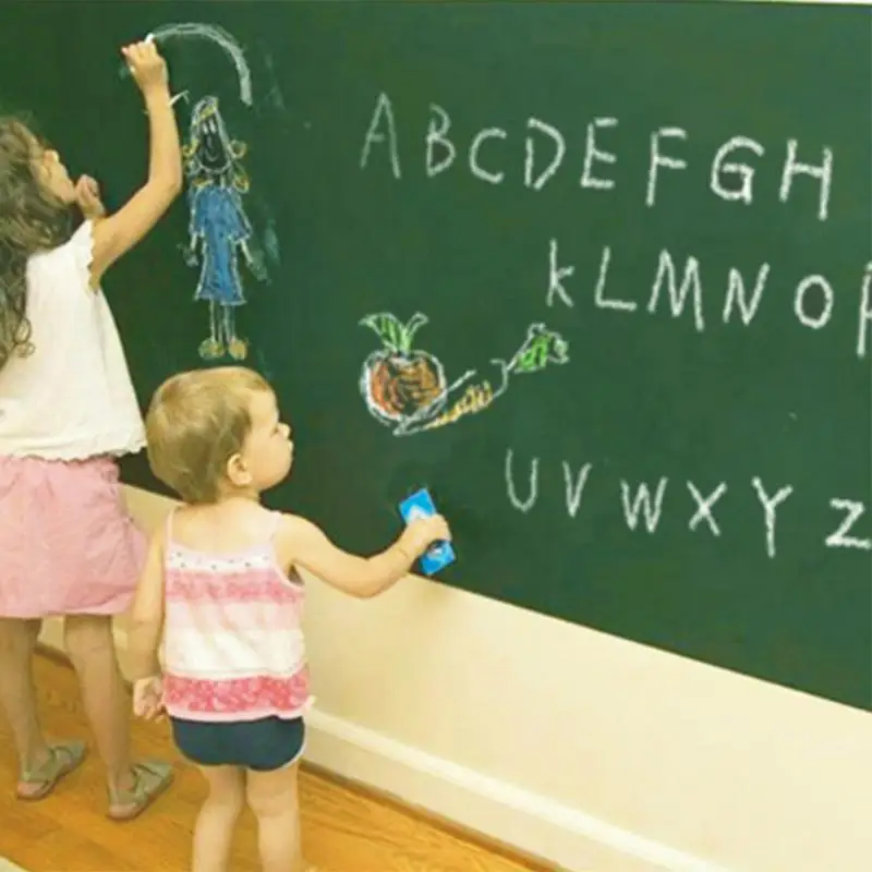 

Chalk Board Blackboard Sticker Removable Drawing Board Kids Home Learning Tool Wall Sticker For Kids Rooms 60X200cm