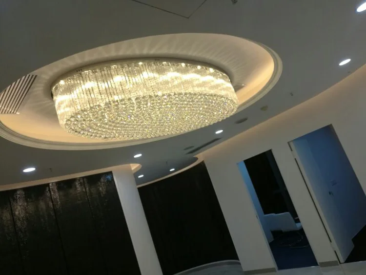 Plafoniere In Cristallo Miglior Prezzo : Acquista ovale soggiorno in cristallo lampada ristorante camera da