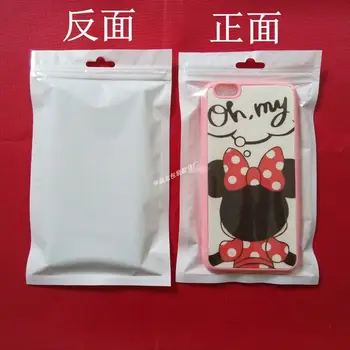 

Wholesale 100Pcs/Lot White / Clear Phone Case Plastic Retail Packaging Bag for Cell Phone Case Storage Package for Mobile Phone