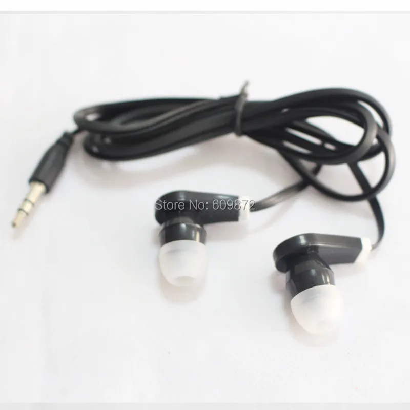 Linhuipad In Ear Disposable Earphones Cheap Earbud Bulky Earpiece For School kids rental cars trains fitness center hoppital