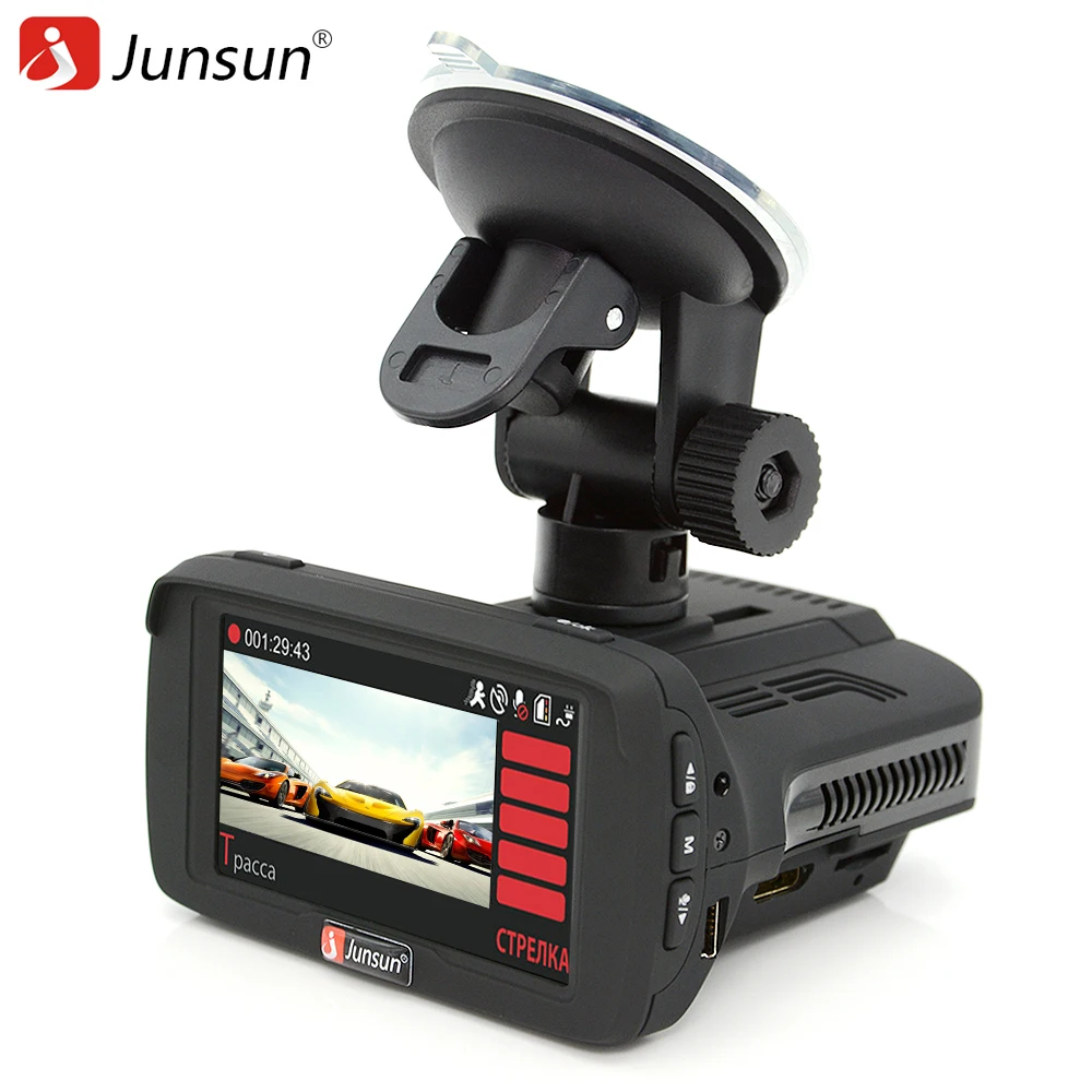 Junsun font b Car b font DVR Camera Registrar Radar detector font b GPS b font