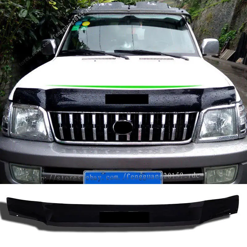 Fit For TOYOTA Prado 3400 FJ90 LC90 1996-2002 Engine cover Trim Hood Moulding 1pcs