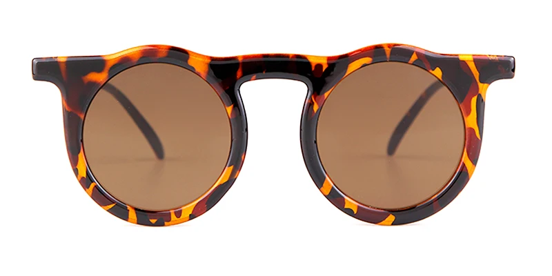 WHO CUTIE, черные круглые готические солнцезащитные очки для женщин и мужчин, фирменный дизайн, Ретро стиль, круглая оправа, солнцезащитные очки, 684 - Цвет линз: C3
