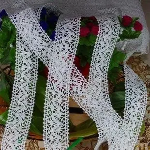 

35mm cotton lace trim Christmas DIY craft doll dress decoration DIY home sewing garment curtain bedding lade scrapbooking making