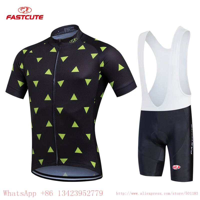 Fastcute куртка велосипедная разноцветный велосипед короткий рукав спортивная одежда для велоспорта Велосипедное трико из Джерси набор - Цвет: UUH79
