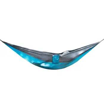 

Outdoor Hiking Lightweight Leisure Camping Sleeping Portable Ripstop Garden Double Nylon Hammock