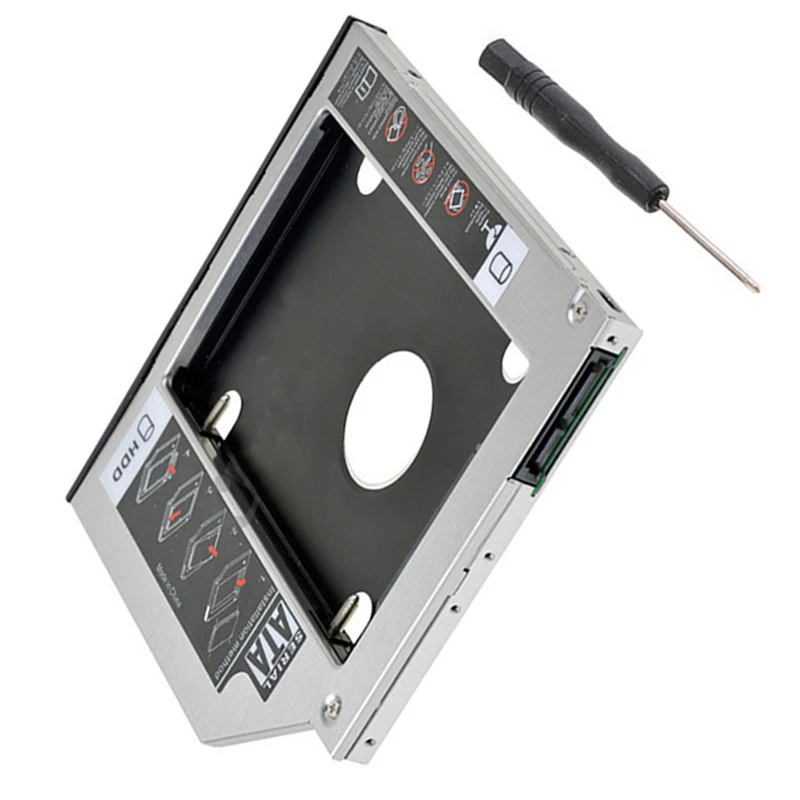 12 7 мм SATA 2 й жесткий диск HD HDD SSD Caddy адаптер для Lenovo IdeaPad Z585 Z575 Z580 Swap UJ8D1|Жёсткие диски