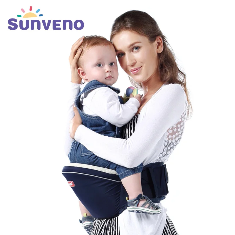 SUNVENO New Design Kangaroo Hipseat Carrier Infant Baby Carrier Kids Infant Hip Seat Carrier for Carring Baby Home Shopping