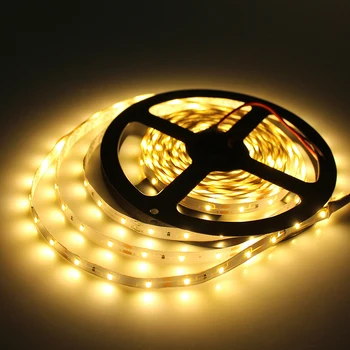 

3014 RGB LED White/ Warm white strip lighting IP20 5M 300leds DC12V LED Ribbon flexible light for Indoor counter decoration