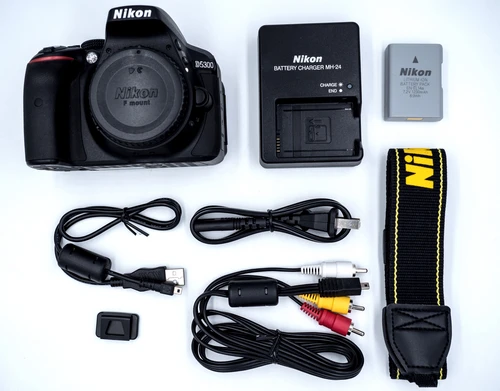  Nikon D5300 DSLR Camera -24.2MP -Video -Vari-Angle LCD -WiFi (Brand New)