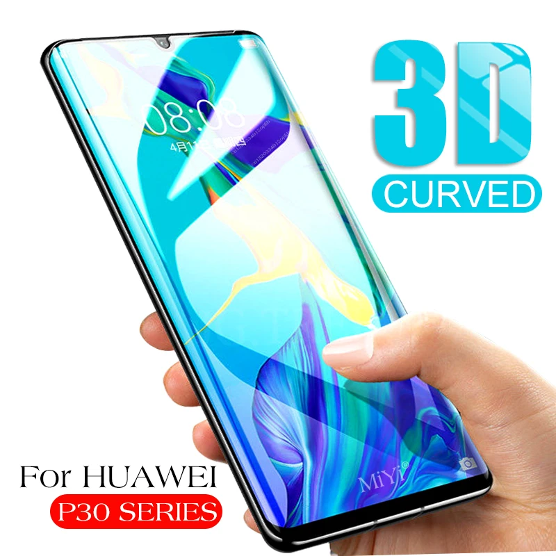 

3D Curved Protective Glass On The For Huawei P30 Pro Screen Protector Tempered Glass Hauwei P 30 Lite Light P30Pro Tremp Glas
