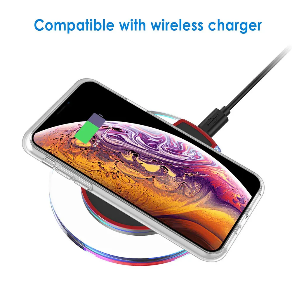 Ascromy Case for Apple iPhone XS Max Transparent Silicone Clear Bumper Cover For iPhone XR X S 7 Plus 8 6 6S 5 5S SE Accessories (5)