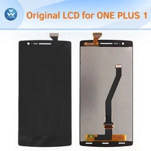 For Oneplus one plus 1 original lcd display with touch screen digitizer assembly complete pantalla replacement