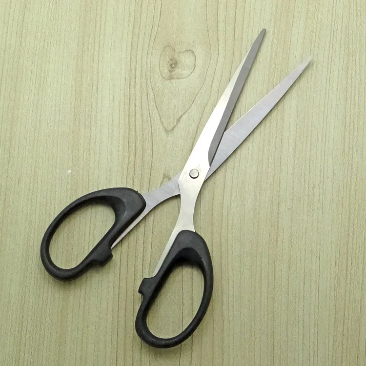 

Office supplies advanced stainless steel household scissors 14cm black office scissors scissors