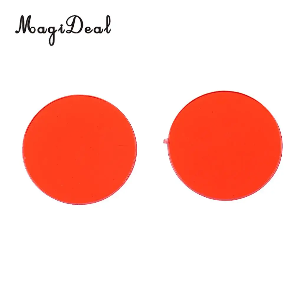 MagiDeal 300pc Translucent Bingo Chips Markers 3/4 Inch Poker Chips for Bingo Poker Board Game Cards Casino Accessories