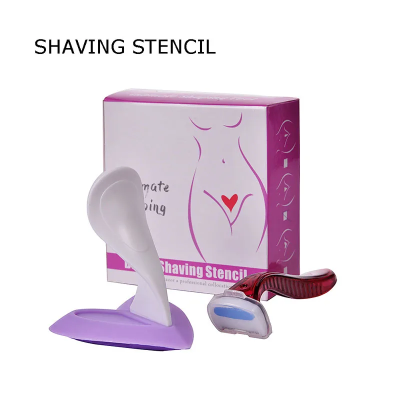 Sex Products 3sizes/lot Sex Pubic Hair Razor For Women Bikini Dedicated Privates Shaving Stencil Sexy Adult Game Stencil Tools