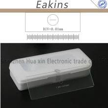 0.01 мм микроскоп микрометр калибровка 1DIV оптический Стекло микрометр для стерео микроскопа и Биологический микроскоп