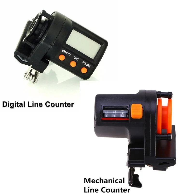 Mechanical/Electronic Fishing Line Length Counter 999 M Range Fishing