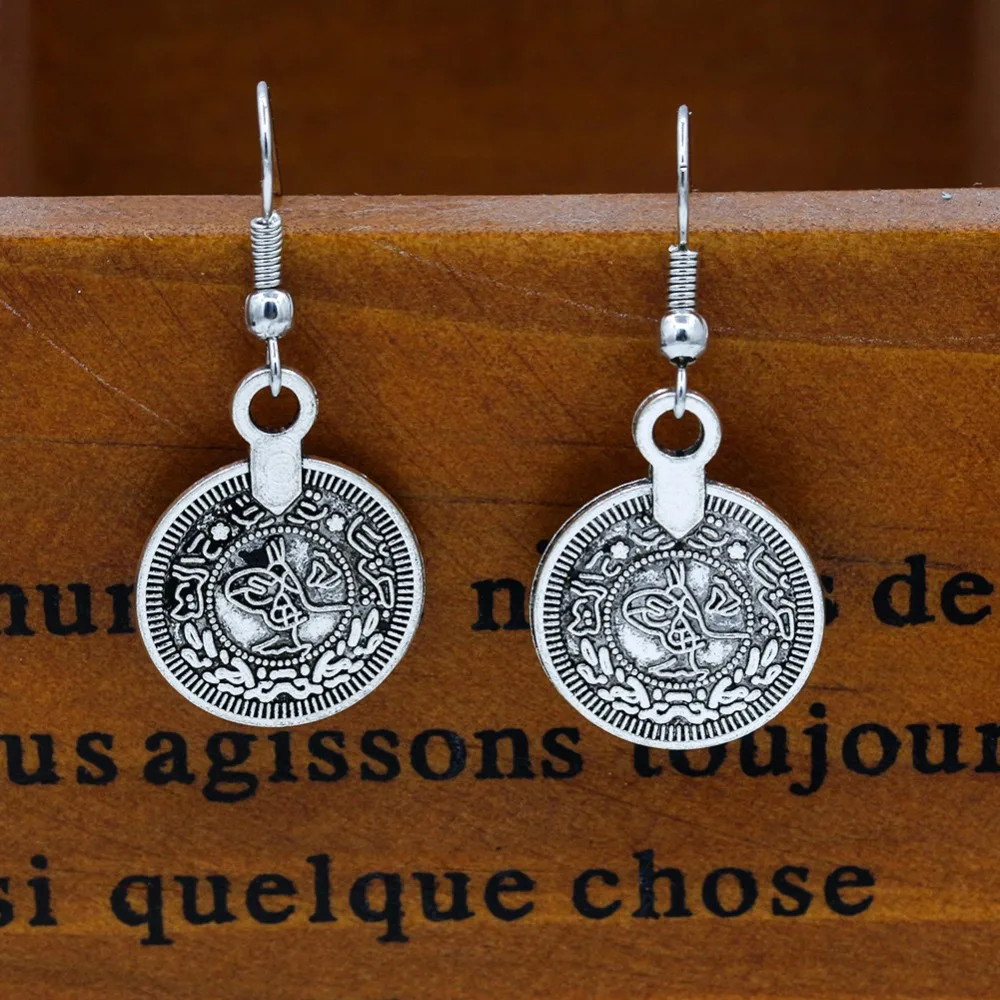 

New Fashion Jewelry Dangle Drop Earrings Coin Earrings Ethnic Bohemian Retro Earring Gift For Women #280511