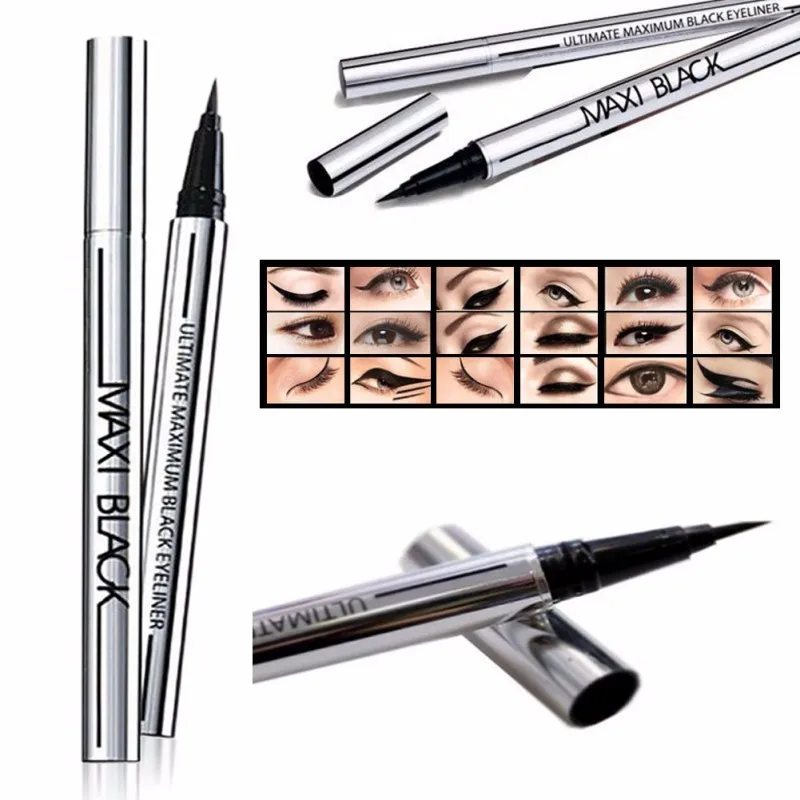 1 шт. пикантные жидкая подводка Водонепроницаемый Eye Liner Make Up Черный Красота косметический Лидер продаж