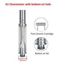20Pcs A1 Clearomizer Electronic Cigarette 0.5Ml 0.8Ml Pyrex Glass Tank Oil Vapor For 5S Vv Vape Mod Vaporizer 510 Ego Thread Mod 20Pcs A1 Clearomizer Electronic Cigarette 0.5Ml 0.8Ml Pyrex Glass Tank Oil Vapor For 5S Vv Vape Mod Vaporizer 510 Ego Thread Mod