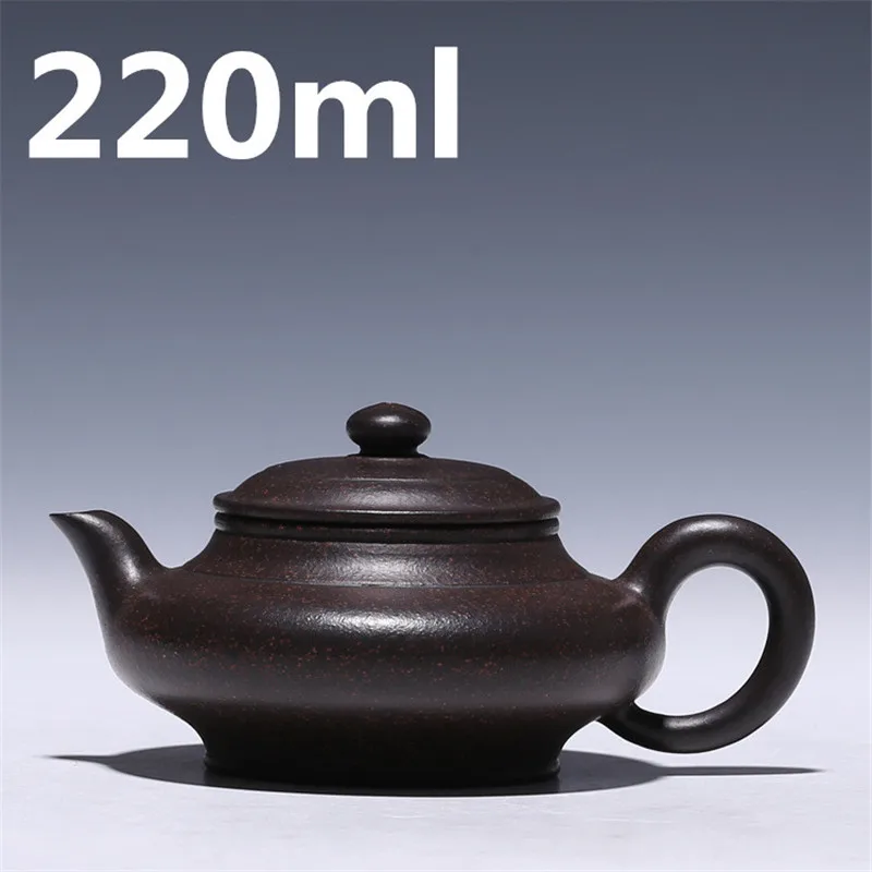 

Chinese Teapots 220ml ZhuNi Mud Pots Ceramic Teapot Set Handmade Porcelain Yixing ZiSha Tea Pot Purple Clay Teapots Kettle