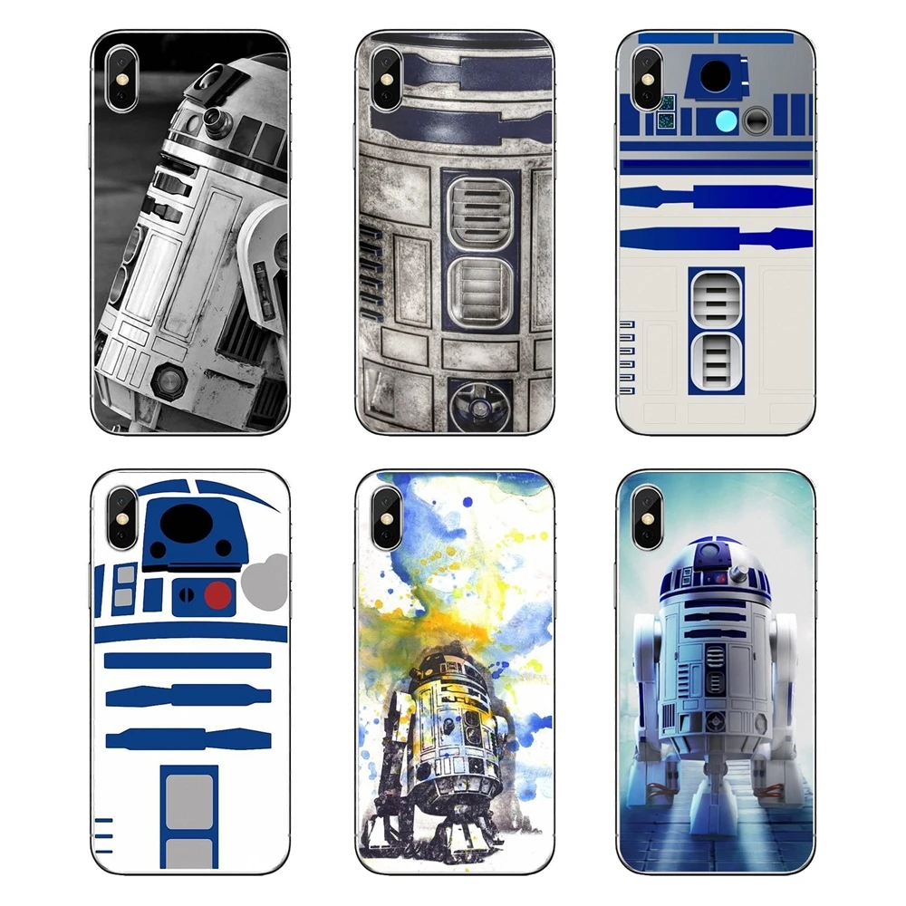 

Transparent Soft Cases Covers Star Wars R2D2 Robot Art Poster For iPod Touch iPhone 4 4S 5 5S 5C SE 6 6S 7 8 X XR XS Plus MAX
