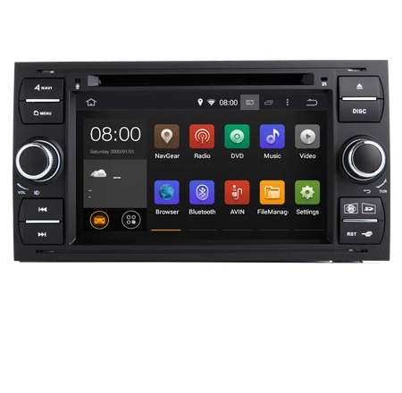 7 дюймовый 2din Android 1 автомобильный DVD GPS навигатор для Ford Focus Kuga транзит Wifi 4G Bluetooth