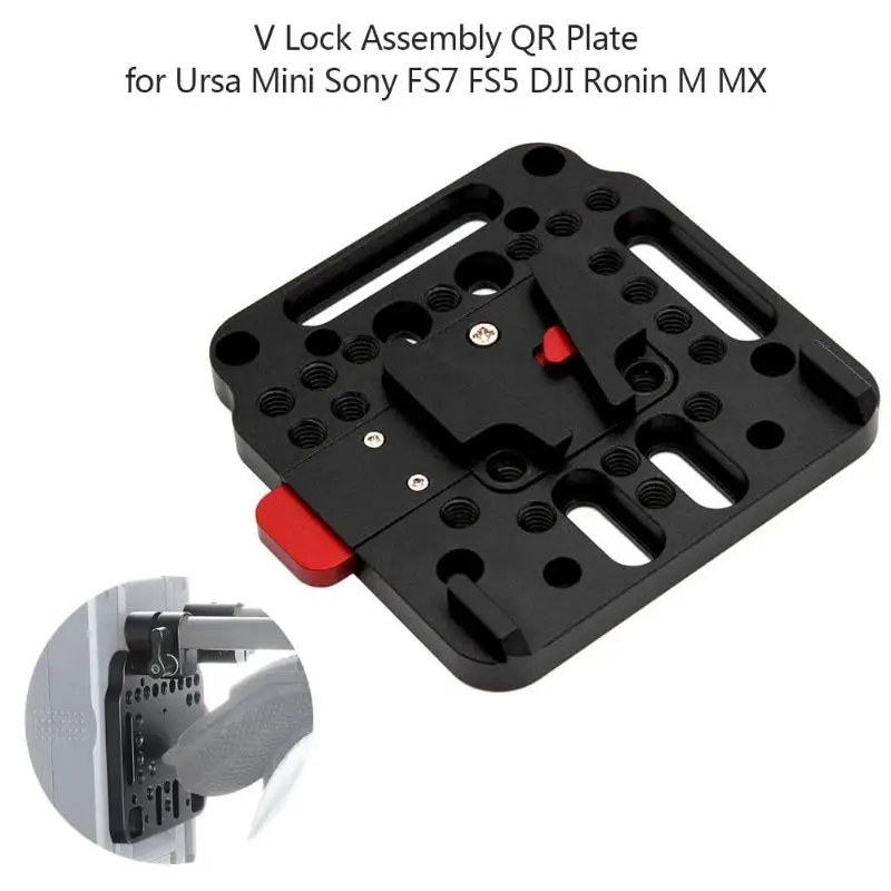 

Cam Tripod Monopods Professional V Lock Assembly Quick Release External Battery Plate for Ursa Mini Sony High Quality Tripod New
