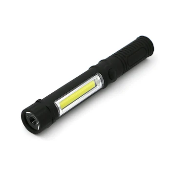 

YAM Portable Popular Mini Multifunction COB LED Light Work Hand Lamp Flashlight Torch Magnetic Red and Black 2 Colors Available