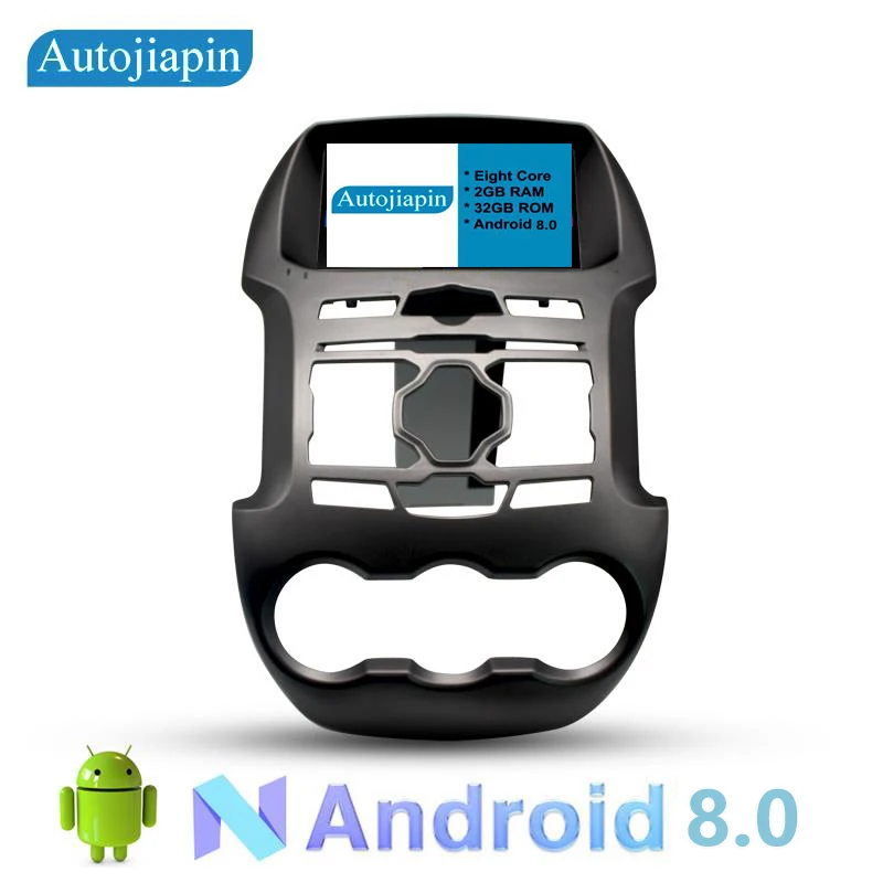 

AUTOJIAPIN 9" Eight Core Android 8.0 2G RAM 1024*600 Car GPS navigation For FORD EVEREST 2012 With Car Stereo Radio DAB