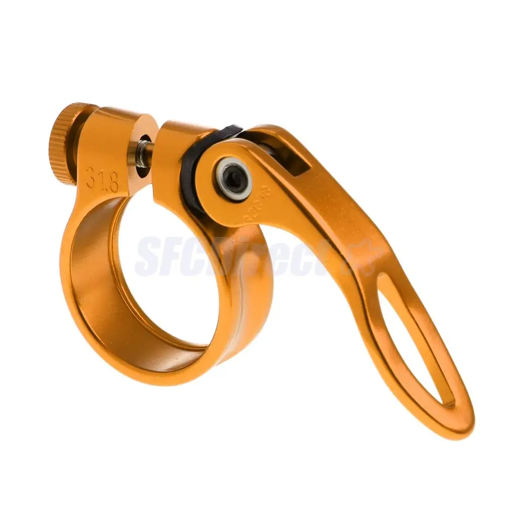 31.8mm Bicycle Seat Clamp Seatpost Clip Tube Lock  Aluminum Alloy Road MTB Cycling Bike Bicycle Quick Release Seatpost Clamp
