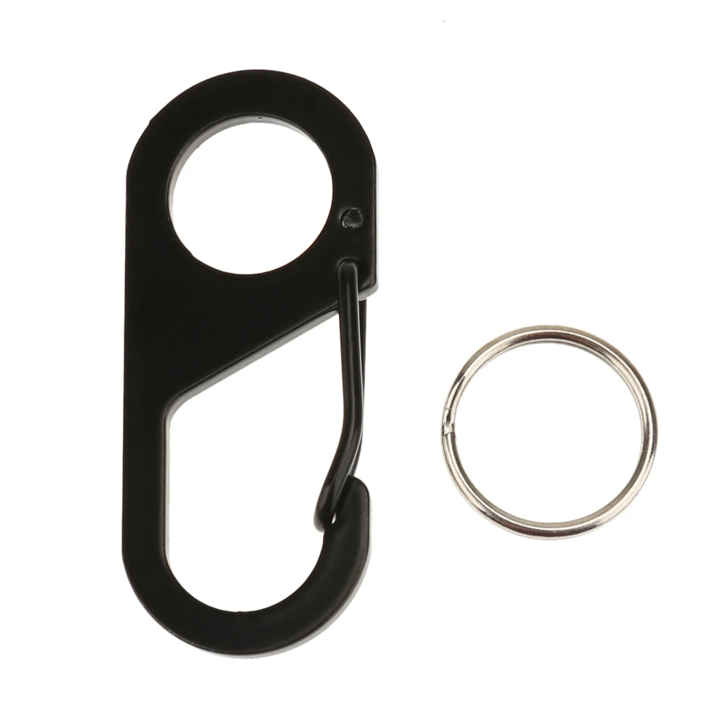 

Outdoor Mini Portable Snap Hook Hang Buckle EDC Gear Survive Stainless Steel Carabiner Buckle Key Chain Travel Kits High Quality