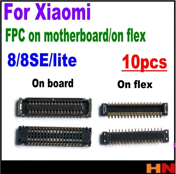 10 шт. оптовая продажа для Xiaomi 8 8SE lite M8 M8se док станция с ЖК дисплеем гибкий FPC разъем