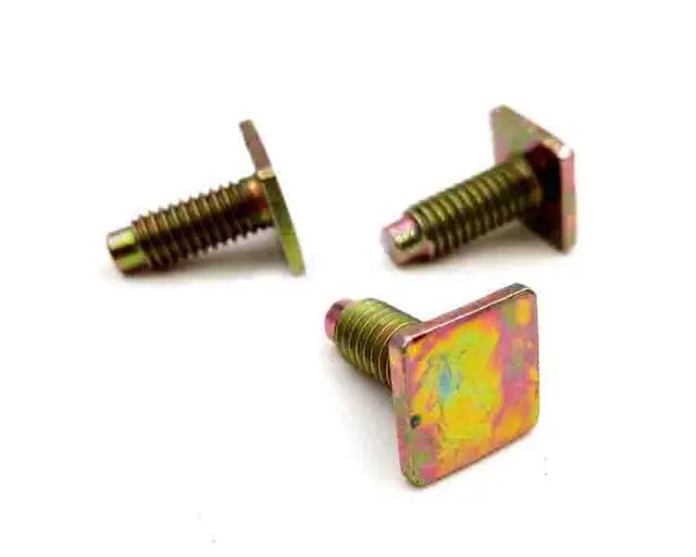 10Pcs M6x15mm T bolts T type screw square flat head screws studs bolt